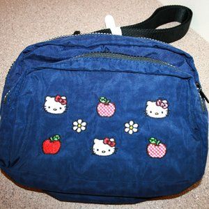 Hello Kitty Sanrio x Baggu  Embroidered Fanny Pack Crossbody Bag New w/ Tags
